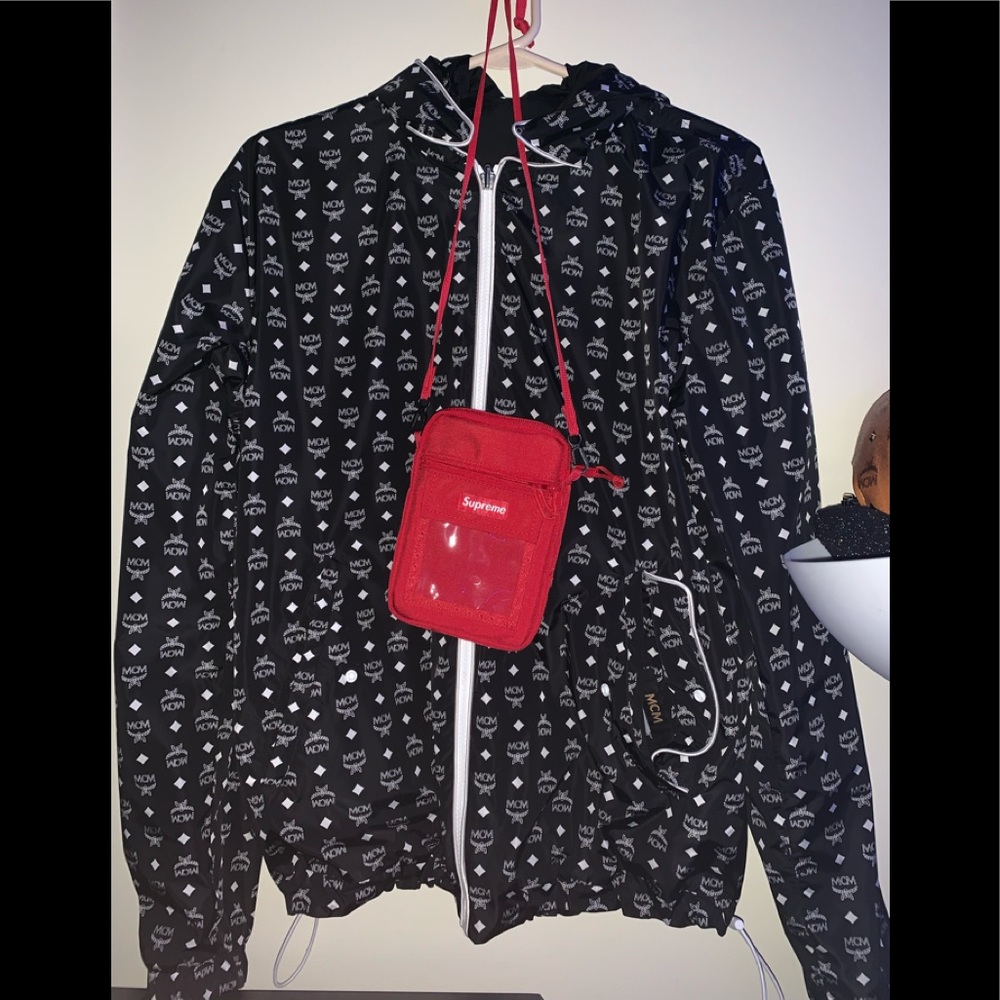 MCM Reversible Windbreaker - Large - Black/White